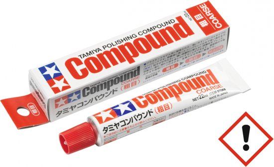 Tamiya Polishing Compound - 87068 Polishing Compound (Course) 22ml