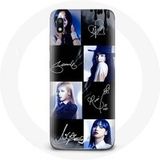 Maniacase Etui voor Samsung Galaxy A10 Zwartroze Handtekening Foto Jennie Jisoo Lisa Rose