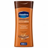 Vaseline Intensive Care Cocoa Radiant Bodylotion – 6x 400 ml – Voordeelverpakking – Voor Droge & Doffe Huid – 48 Uur Hydratatie – Met Pure Cacaoboter