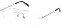 Tod's To5242 Lunettes de vue homme argent pilote 55mm