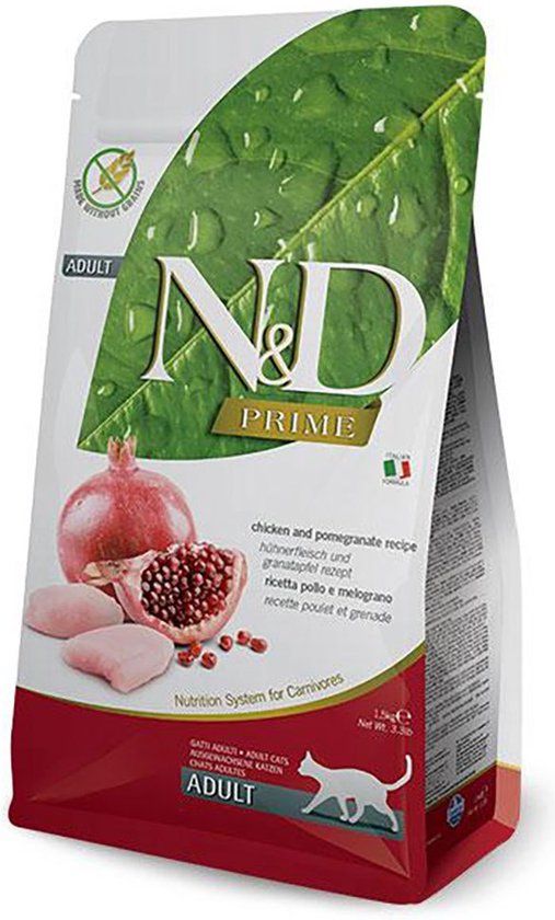 N&D Farmina Farmina N&D Kat Prime Kip & Granaatappel Adult 5 kg