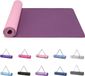 Good Nite Yogamat, Gymnastiek, Pilates Oefenmat voor vrouwen, antislip, dik 6 mm met draagriem, Tpe, 183 x 61 x 0,6 cm