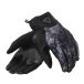 REV'IT! Gant coupe-vent Continent Noir Gris Taille 3XL