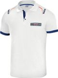 Sparco Martini Racing Polo Shirt Wit/Marineblauw L