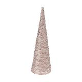 EDP BigBuy Christmas EDP Kegelvormige boom met 20 leds, goudkleurig, 40 cm