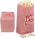Relaxdays Popcorn Bakjes - 144 Stuks - Papier - Retro - Rood-Wit