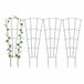 Merkloos / Sans marque Relaxdays plantensteun - zwart - 31x82 cm - voor klimplanten