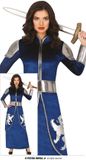 FIESTAS Ridder Renate Drakenvuur - Vrouw - BlauwZilver - M/L