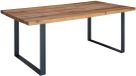 MASSIVMOEBEL24.DE MONTREUX #114 table à manger bois massif huilé naturel chêne sauvage / chêne mousse 180x90x76 cm