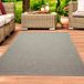 Tapis intérieur et extérieur en sisal, beige et gris, dimensions : 120 x 160 cm