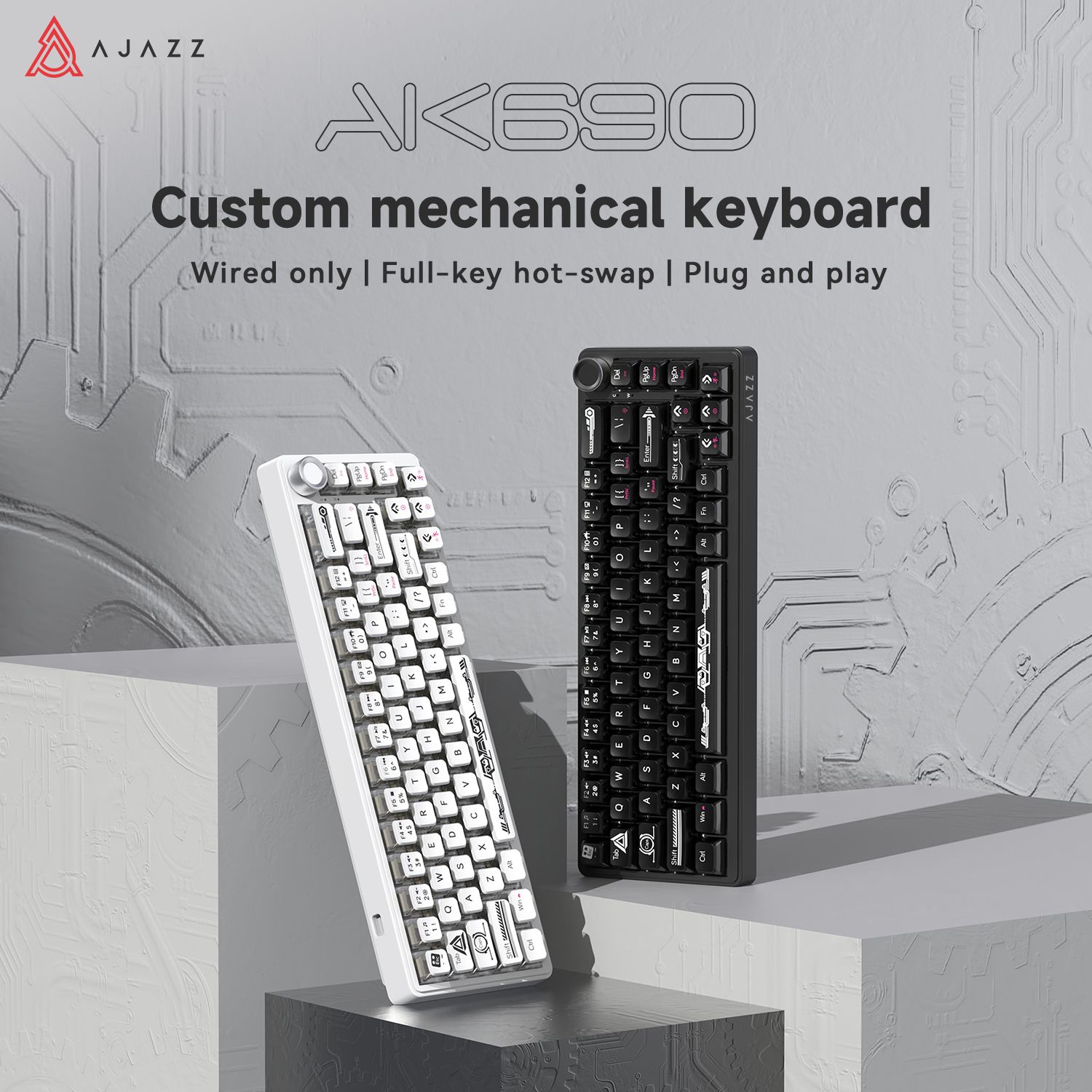 AJAZZ AK690 65% Mechanisch Toetsenbord