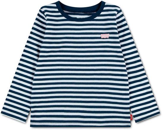 Levi's® Kids Lange Mouwen T-shirt Blauw 6 Jaar Meisje Katoen