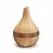 HOME DECO FACTORY - Diffuseur d'arômes LED en forme de goutte - Ambiance apaisante et lumière d'ambiance - Pour huile essentielle - Bien-être et décoration - Plastique PP - Marron