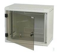 Triton 10" rack 6U/300 Glass Door - Grijs