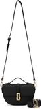 SEIDENFELT MANUFAKTUR Lilla Ro Saddle Bag Black Zwart