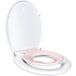 Todot – Abattant WC familial avec siège enfant magnétique – Frein de chute silencieux – Charnière réglable – Polyéthylène – Compatible avec la plupart des toilettes - Dbts03bj