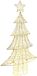 vidaXL Kerstboom 160 LED's Warmwit 151 cm PET