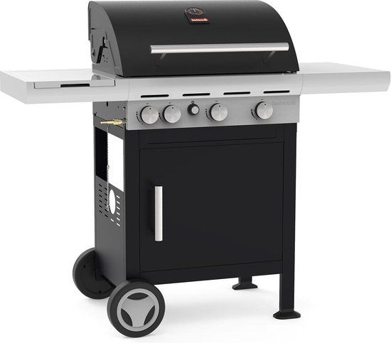Barbecook Spring 3212 Gas BBQ - 3 Branders - Met zijbrander - Zwart/Grijs