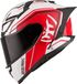 Berik FF871 Mapuro Integraalhelm - Wit/Zwart/Rood - Maat S