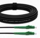 Elfcam® Glasvezelkabel van afgeschermd staal, LC/APC naar LC/APC Simplex Monomode, LSZH (5 m)