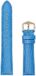Hirsch Horlogeband Rainbow Bleu foncé - Cuir - 18mm