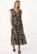 Mexx Dress Ikat Lurex Jaquard Maxi Black Dames - Maat 40