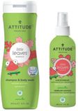 Attitude Little Leaves Watermelon Cocos Hair Set