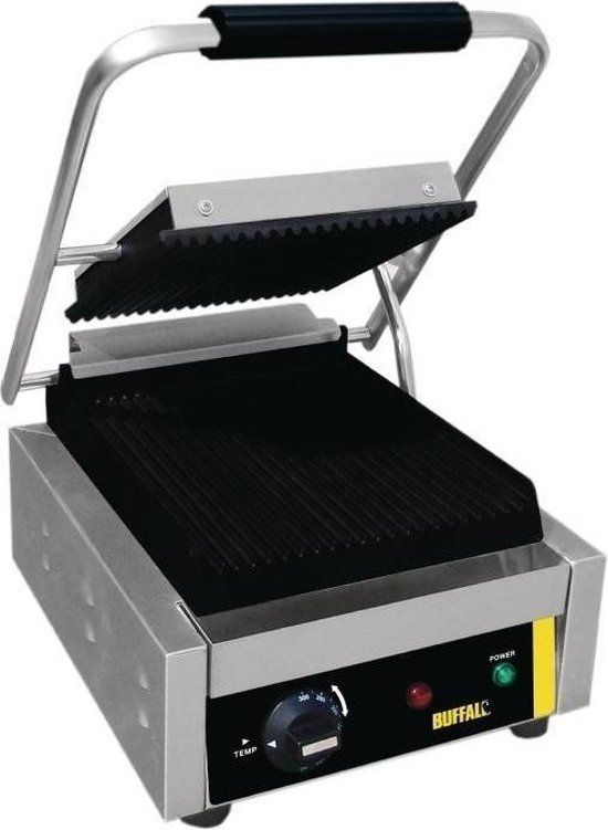 Buffalo CD474 Contactgrill - 1500W - Zwart/Chroom