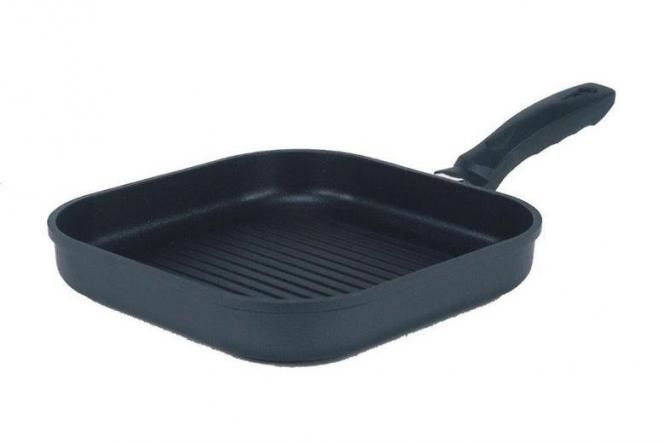 Karl Krüger Leipzig Rectangular Grill Pan - Black - 28x28cm