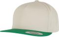 Flexfit - Classic 5 Panel Snapback Pet - Beige/Groen