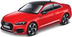 Bburago Audi RS 5 - Voiture miniature - Échelle 1:24 - Rouge/Noir