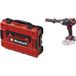 Einhell Perceuse-visseuse à percussion sans fil 2 vitesses sans chargeur batterie (4514310+4540011)