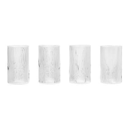 Ferm Living Ripple Waterglazen - 4 st.