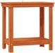 vidaXL Werkbank met plank wasbruin 80 x 50 x 80 cm massief grenenhout