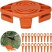 Worx 20 pièces bobine de fil tête de coupe compatible avec coupe-bordure WG150-WG169E-WG154E-WA0010 Sense Trimmer - capuchon de remplacement 20 lames