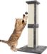 Merkloos / Sans marque Wan GmbH Hoge Kattenkrabpaal - Sisal Krabpaal voor Katten met Bal - Grijs
