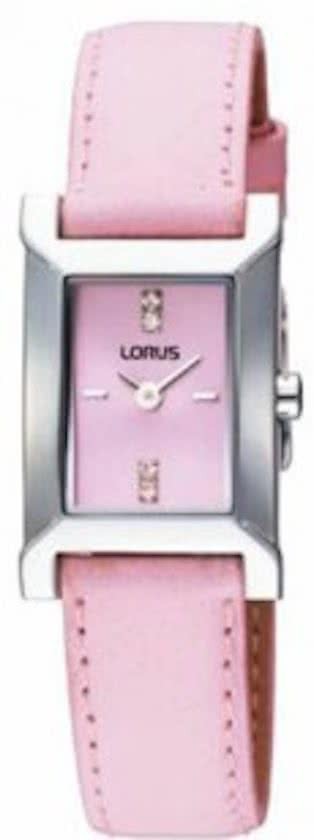 Lorus roos dames horloge met zirkoon steen RRW61CX9