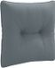 vidaXL Coussin de dossier PUTTEN 100% Polyester Bleu 40 x 40 x 10 cm