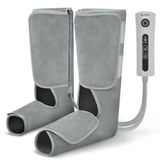 COMFIER Beenstimulator voor pijn en bloedsomloop met warmte, voet- en beenmassager met compressie, kuitmassageapparaat met 3 intensiteiten, geschenken voor vrouwen, verstelbare massagelaarzen