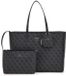 GUESS Power Play II Large Tech Tote Coal Logo Shopper Schoudertas met Laptopvak