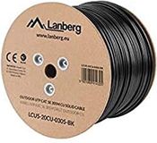Lanberg LCU5-21CU-0305-BK câble réseau Noir 305 m Cat5e U/UTP (UTP)