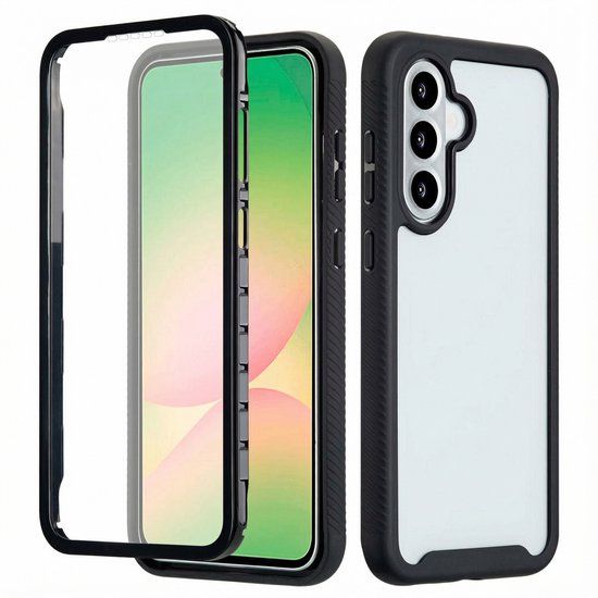 imoshion 360° Full Protective Case - Zwart - Geschikt voor Samsung Galaxy A56 (5G)