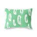 BonaMaison Petrol Groen-Wit Housse de coussin décorative, Housse de coussin pour canapé, Housse de coussin décorative, Housse de coussin ; Canapé, Chambre à coucher, Bureau, Voiture 45x60 cm - Conçu et fabriqué en Turquie