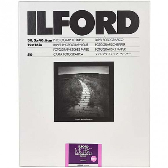 HARMAN Ilford Multigrade RC DeLuxe Glossy 30,5x40,6cm 50 Sheets
