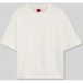 HUGO Maillot Duslant blanc (M), Casual, Coton, Manches courtes