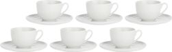 La Porcellana Bianca set van 6 theekopjes met schotel 200 ml