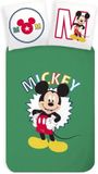 Mickey Mouse Housse de couette Vert - Simple - 140 x 200 cm - Coton