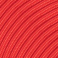 Home Sweet Home Strijkijzersnoer - Rood - stof - 3 aderig - textielkabel