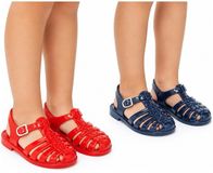 Merkloos / Sans marque Beco Waterschoenen/sandalen - voor kinderen - rubber - met gespen - afzwemmen - klassiek model 26 Blauw