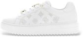 Guess Witte Duena Lage Sneakers Vrouwen Synthetisch Gebloemd